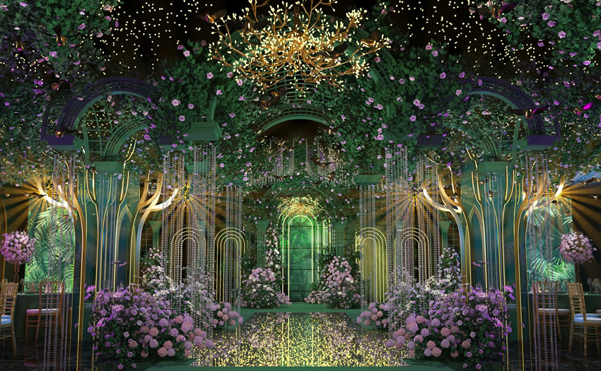 城北奇妙森林婚礼堂效果展示