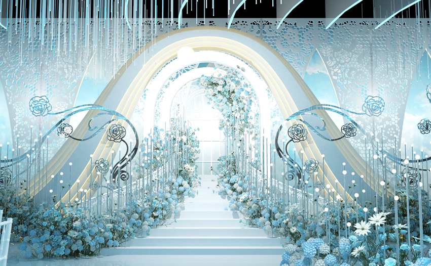 城北釡香烙馍村水晶厅效果展示